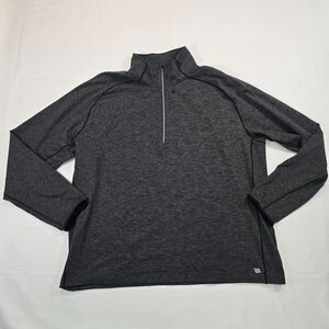 VRST Sweater Men's Gray Stretch Performance 1/4 Zip Sweatshirt SIze 2xl